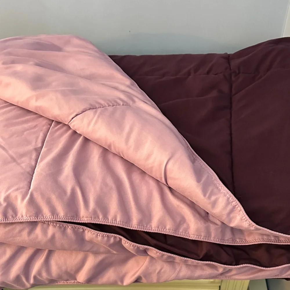 Reversible Purple Comforter